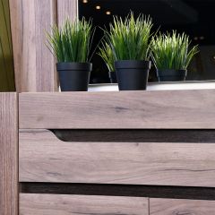 АФИНА Прихожая (модульная) крафт в Нижнекамске - nizhnekamsk.mebel24.online | фото 12