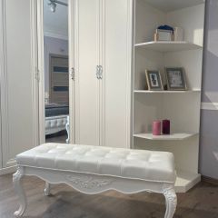 Банкетка Мишель (белый матовый) в Нижнекамске - nizhnekamsk.mebel24.online | фото 5
