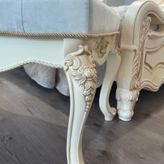 Банкетка Мона Лиза (крем) в Нижнекамске - nizhnekamsk.mebel24.online | фото 3
