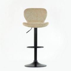Барный стул Barneo N-86 Time / Black / VPU Beige Vintage PK970-1 в Нижнекамске - nizhnekamsk.mebel24.online | фото 2