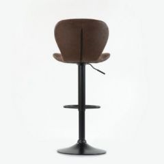 Барный стул Barneo N-86 Time / Black / VPU Brown Vintage коричневый винтаж PK970-18 в Нижнекамске - nizhnekamsk.mebel24.online | фото 2