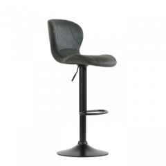 Барный стул Barneo N-86 Time / Black / VPU Dark Gray Vintage серый винтаж 970-11 в Нижнекамске - nizhnekamsk.mebel24.online | фото