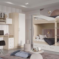БУРАТИНО Детская (Сонома/Белый) в Нижнекамске - nizhnekamsk.mebel24.online | фото