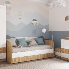 СКАНДИ ДКД2000.1 Кровать с ящиками в Нижнекамске - nizhnekamsk.mebel24.online | фото 3
