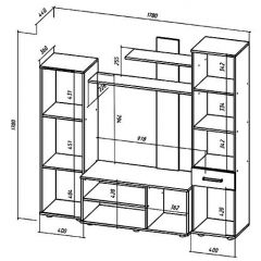 ИБИЦА Гостиная (ЯШС/ЯШТ) в Нижнекамске - nizhnekamsk.mebel24.online | фото 2