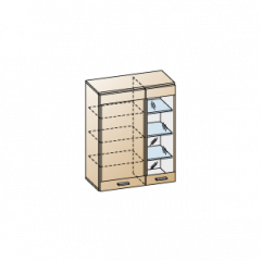 Гостиная Камелия Композиция 1 (Ясень Асахи) в Нижнекамске - nizhnekamsk.mebel24.online | фото 9