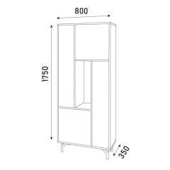 Гостиная Лабиринт (Модульная) в Нижнекамске - nizhnekamsk.mebel24.online | фото 9