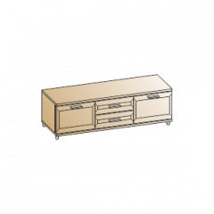 Гостиная Мелисса Композиция 10 (Ясень Асахи) в Нижнекамске - nizhnekamsk.mebel24.online | фото 5