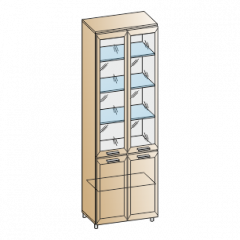 Гостиная Мелисса Композиция 3 (Акация Молдау) в Нижнекамске - nizhnekamsk.mebel24.online | фото 2