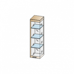 Гостиная Мелисса Композиция 8 (Акация Молдау) в Нижнекамске - nizhnekamsk.mebel24.online | фото 3