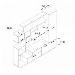 Гостиная Пекин (ЭРА) в Нижнекамске - nizhnekamsk.mebel24.online | фото 3