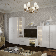 Гостиная Тиффани (модульная) в Нижнекамске - nizhnekamsk.mebel24.online | фото 3