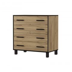 Комод 4 ящика "Лофт 8" в Нижнекамске - nizhnekamsk.mebel24.online | фото 3