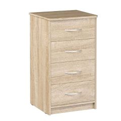 Комод 480 с 4-ящиками (Дуб сонома светлый) в Нижнекамске - nizhnekamsk.mebel24.online | фото