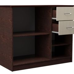 Комод АЛЛА (Венге/дуб млечный) Эко в Нижнекамске - nizhnekamsk.mebel24.online | фото 2