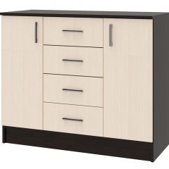 СОФИЯ Комод К1000 2Д (венге/дуб белфорт) в Нижнекамске - nizhnekamsk.mebel24.online | фото 1