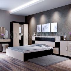 БАСЯ Комод с ящиком, 2-мя дверьми (Дуб беленый/Венге) в Нижнекамске - nizhnekamsk.mebel24.online | фото 2