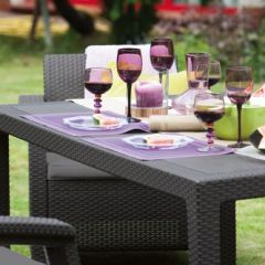Комплект мебели Корфу Фиеста (Corfu fiesta set) графит в Нижнекамске - nizhnekamsk.mebel24.online | фото 3