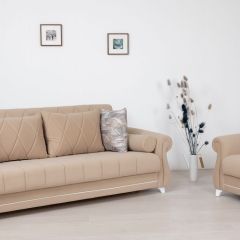 Комплект Роуз ТД 412 диван-кровать + кресло + комплект подушек в Нижнекамске - nizhnekamsk.mebel24.online | фото