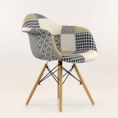 Кресло Barneo N-14 Patchwork трехцветный в Нижнекамске - nizhnekamsk.mebel24.online | фото 5