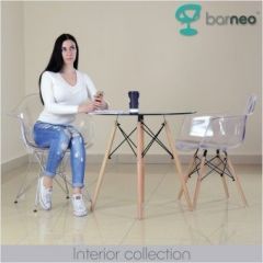 Кресло Barneo N-14 WoodMold прозрачный в Нижнекамске - nizhnekamsk.mebel24.online | фото 2