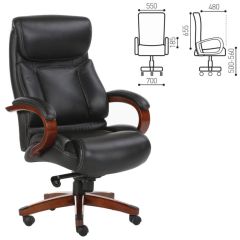 Кресло BRABIX PREMIUM "Infinity EX-707" (дерево, черное) 531826 в Нижнекамске - nizhnekamsk.mebel24.online | фото 2