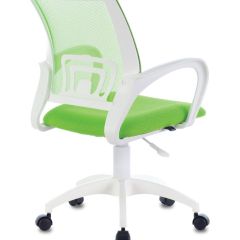 Кресло BRABIX "Fly MG-396W", пластик белый, сетка, салатовое, 532403 в Нижнекамске - nizhnekamsk.mebel24.online | фото 3
