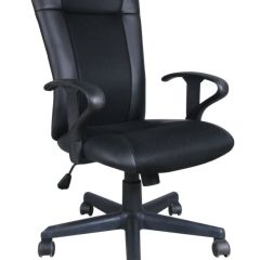 Кресло BRABIX "Optima MG-370" (экокожа/ткань, черное) 531580 в Нижнекамске - nizhnekamsk.mebel24.online | фото