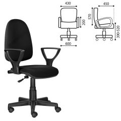 Кресло BRABIX "Prestige Ergo MG-311" (ткань, черное) 531872 в Нижнекамске - nizhnekamsk.mebel24.online | фото 2