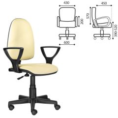 Кресло BRABIX "Prestige Ergo MG-311" (кожзам, бежевое) 531878 в Нижнекамске - nizhnekamsk.mebel24.online | фото 2