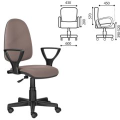 Кресло BRABIX "Prestige Ergo MG-311" (ткань, бежевое) 531873 в Нижнекамске - nizhnekamsk.mebel24.online | фото 2