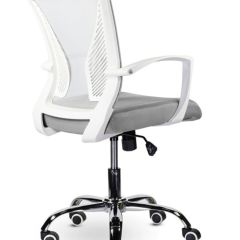 Кресло BRABIX "Wings MG-306" (пластик белый, хром, сетка, серое) 532012 в Нижнекамске - nizhnekamsk.mebel24.online | фото 4