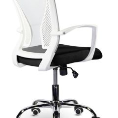 Кресло BRABIX "Wings MG-306" (пластик белый, хром, сетка, серое/черное) 532010 в Нижнекамске - nizhnekamsk.mebel24.online | фото 4
