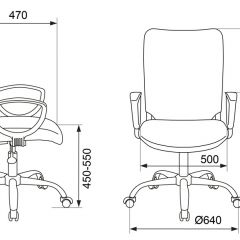Кресло Бюрократ CH-599AXSN/32B/TW-11 черный TW-32K01 в Нижнекамске - nizhnekamsk.mebel24.online | фото 4