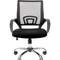 Кресло для оператора CHAIRMAN 696 хром (ткань TW-11/сетка TW-01) в Нижнекамске - nizhnekamsk.mebel24.online | фото 2