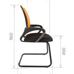 Кресло для оператора CHAIRMAN 696 V (ткань TW-11/сетка TW-01) в Нижнекамске - nizhnekamsk.mebel24.online | фото 4