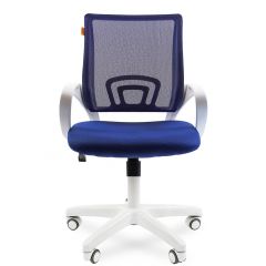 Кресло для оператора CHAIRMAN 696 white (ткань TW-10/сетка TW-05) в Нижнекамске - nizhnekamsk.mebel24.online | фото 2