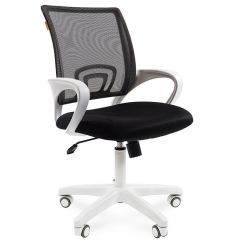 Кресло для оператора CHAIRMAN 696 white (ткань TW-11/сетка TW-01) в Нижнекамске - nizhnekamsk.mebel24.online | фото 1
