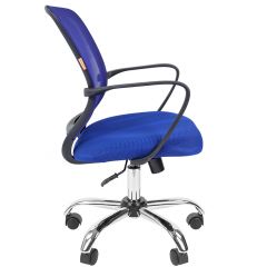 Кресло для оператора CHAIRMAN 698 хром (ткань TW 10/сетка TW 05) в Нижнекамске - nizhnekamsk.mebel24.online | фото 3