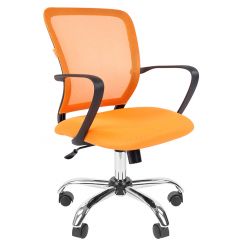 Кресло для оператора CHAIRMAN 698 хром (ткань TW 16/сетка TW 66) в Нижнекамске - nizhnekamsk.mebel24.online | фото