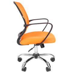 Кресло для оператора CHAIRMAN 698 хром (ткань TW 16/сетка TW 66) в Нижнекамске - nizhnekamsk.mebel24.online | фото 3