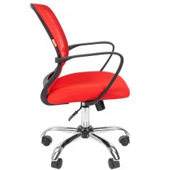 Кресло для оператора CHAIRMAN 698 хром (ткань TW 19/сетка TW 69) в Нижнекамске - nizhnekamsk.mebel24.online | фото 3