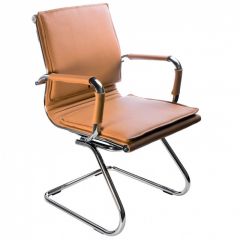 Кресло для посетителя Бюрократ CH-993-Low-V/Camel светло-коричневый в Нижнекамске - nizhnekamsk.mebel24.online | фото
