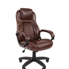 Кресло для руководителя  CHAIRMAN 432 (Экокожа коричневая) в Нижнекамске - nizhnekamsk.mebel24.online | фото