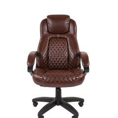 Кресло для руководителя  CHAIRMAN 432 (Экокожа коричневая) в Нижнекамске - nizhnekamsk.mebel24.online | фото 2