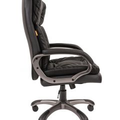Кресло для руководителя  CHAIRMAN 442 (экокожа черная) в Нижнекамске - nizhnekamsk.mebel24.online | фото 3