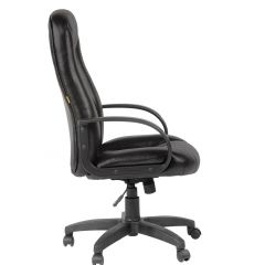 Кресло для руководителя  CHAIRMAN 685 (экокожа черный) в Нижнекамске - nizhnekamsk.mebel24.online | фото 3