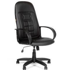 Кресло для руководителя  CHAIRMAN 727 Terra (экокожа черная) в Нижнекамске - nizhnekamsk.mebel24.online | фото