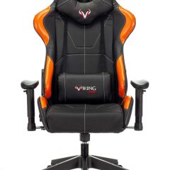 Кресло игровое Бюрократ VIKING 5 AERO ORANGE черный/оранжевый в Нижнекамске - nizhnekamsk.mebel24.online | фото 3