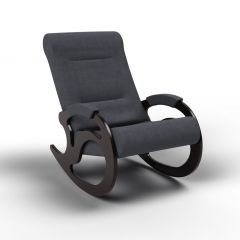 Кресло-качалка Вилла 11-Т-ГР (тканьвенге) ГРАФИТ в Нижнекамске - nizhnekamsk.mebel24.online | фото